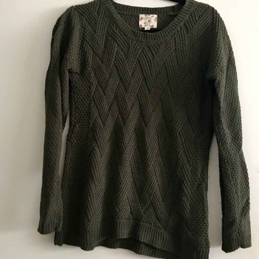 Hippie Rose Pull Over Sweater